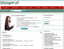 Tablet Screenshot of blooger.pl
